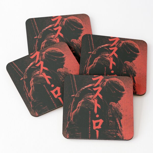 Item preview, The Last Ronin Duotone Red  designed and sold by AnimeArsenalPrints.