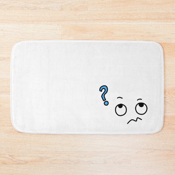 Item preview, Confused Cartoon Eyes Blue Question Mark Expression Graphic designed and sold by somimalikkk.