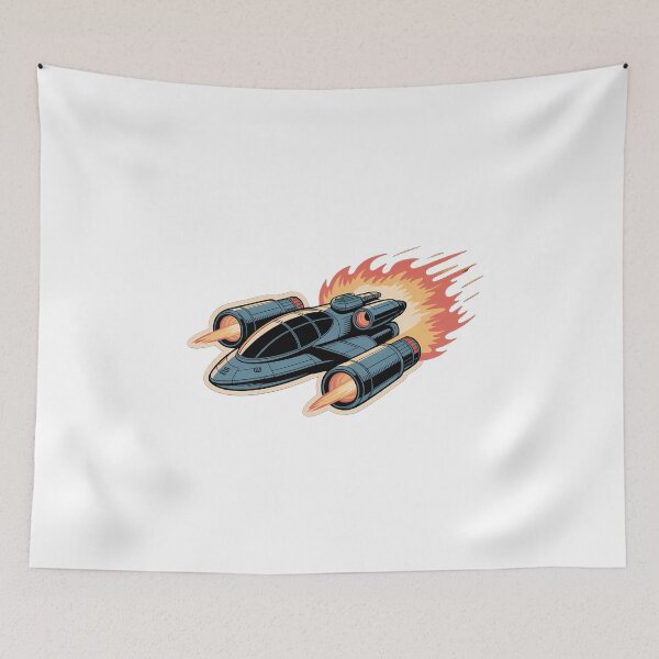 Item preview, Futuristic Spaceship Sci-Fi Art designed and sold by NiftyWrx.