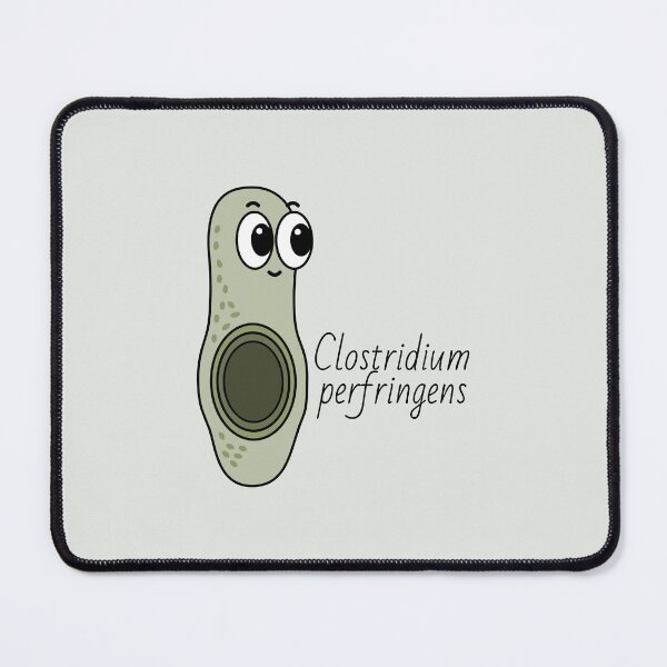 Item preview, Cute Bacteria - Clostridium perfringens designed and sold by MicroMarket.