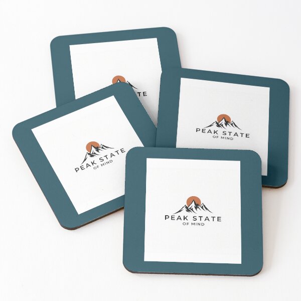 Item preview, Peak State of Mind – Minimalist Mountain Summit Art designed and sold by Chroma Dreams .