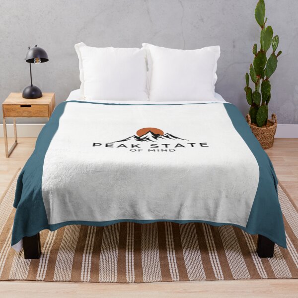 Item preview, Peak State of Mind – Minimalist Mountain Summit Art designed and sold by Chroma Dreams .