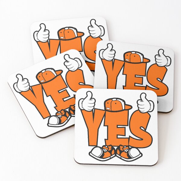 Item preview, Yes - UNIVERSAL typography Character Bold funny designed and sold by NFTWords.