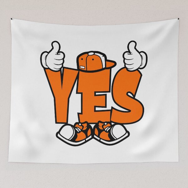 Item preview, Yes - UNIVERSAL typography Character Bold funny designed and sold by NFTWords.