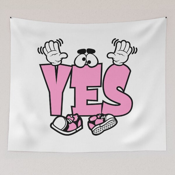 Item preview, Yes - ICONIC street lettering cartoon Character designed and sold by NFTWords.