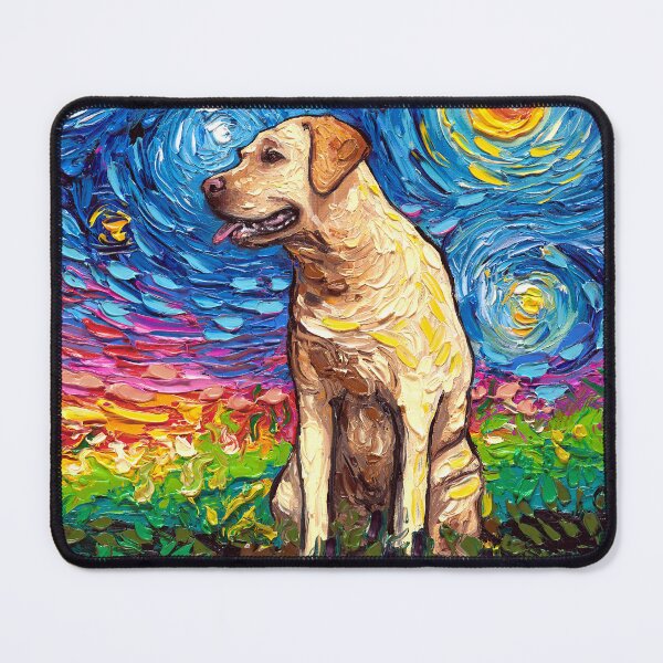 Item preview, Yellow Labrador Night 2 designed and sold by AjaTrier.