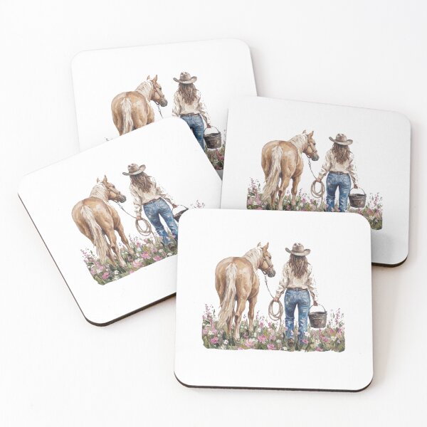 Item preview, Horse and Western Cowgirl  designed and sold by Gbriel3.