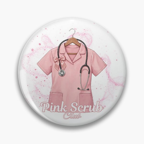 Item preview, Pink Scrub Club Barbiecore Nurse Coquette Pink Glam Aesthetic Nurse Gift designed and sold by Neurospicy Trolls.