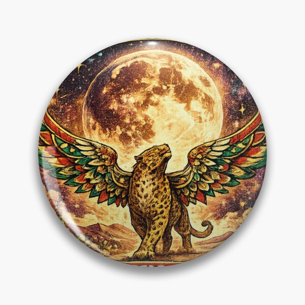 Item preview, Spirit of Mexico Winged Jaguar | Independencia de Mexico Vintage Design designed and sold by irfanshikh.
