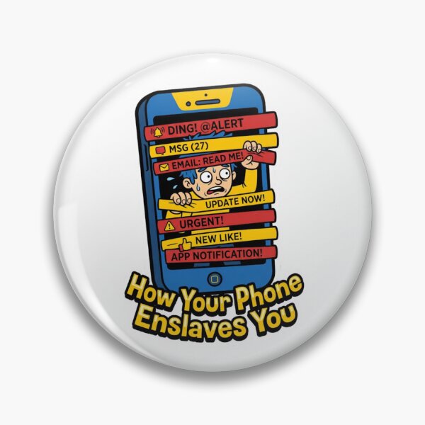 Item preview, How Your Phone Enslaves You designed and sold by  ViralVisionsCreating .