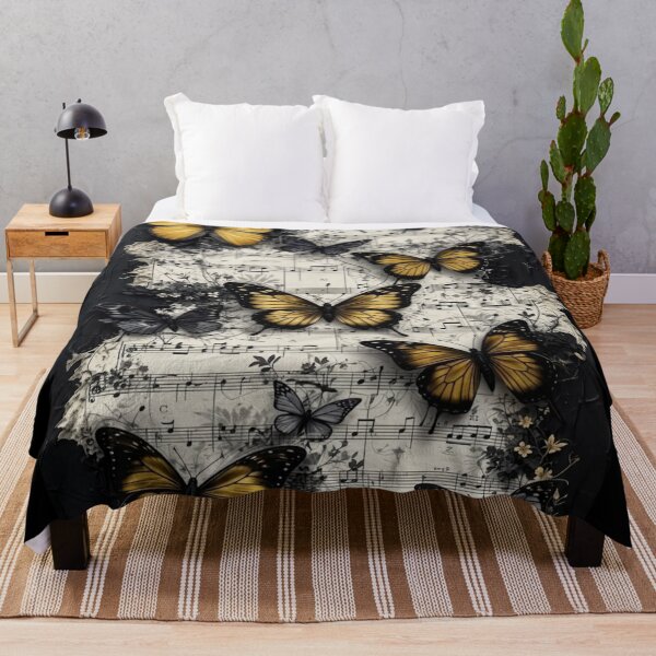 Item preview, Golden Butterflies Vintage Sheet Music Art designed and sold by Mediagraphic.