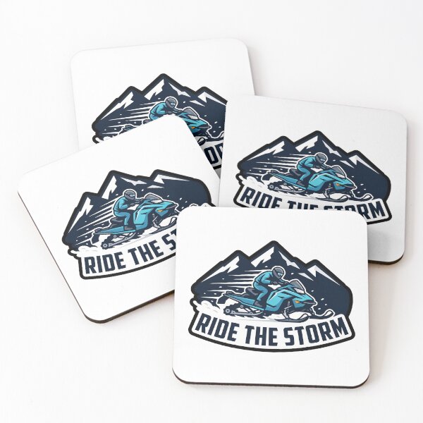 Item preview, Ride the Storm Snowmobiling Art designed and sold by NiftyWrx.