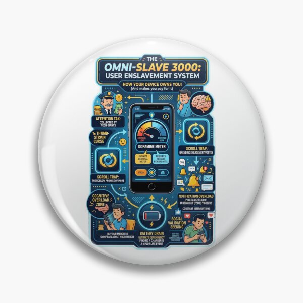 Item preview, How Your Phone Enslaves You designed and sold by  ViralVisionsCreating .