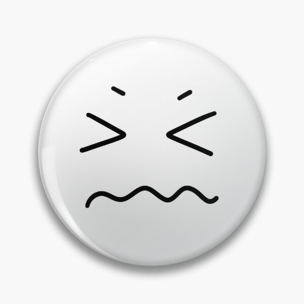 Item preview, Cute Frustrated Squeezing Face Doodle Anime Expression Graphic designed and sold by somimalikkk.