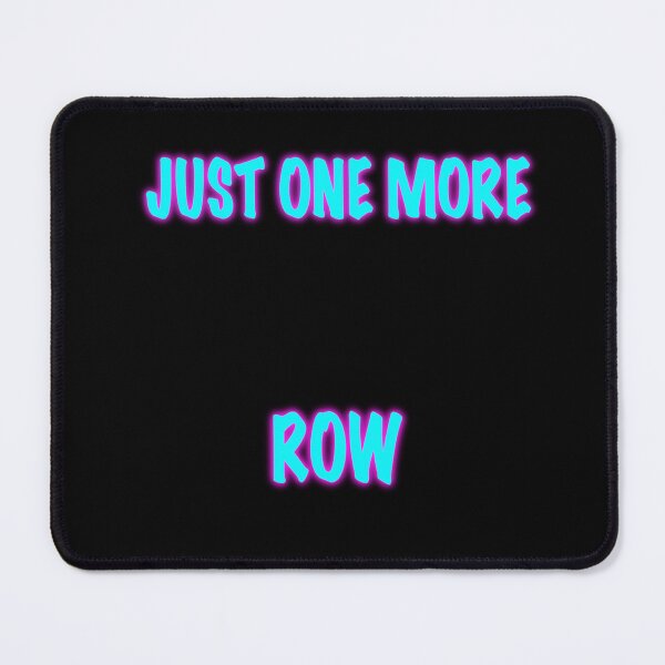 Item preview, Just One More Row – Funny Knitting & Crochet Text Shirt designed and sold by ArtyWares.