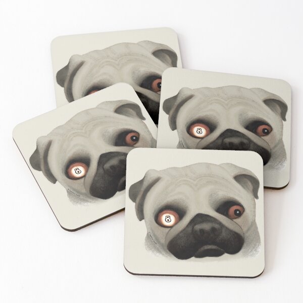Item preview, Eightball Pool Pug designed and sold by artmuvz.