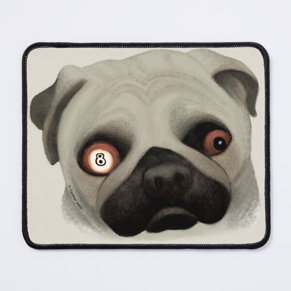 Item preview, Eightball Pool Pug designed and sold by artmuvz.