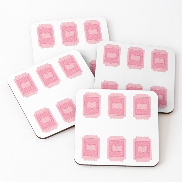 Item preview, Pack of bookish stamps | Pink designed and sold by Nyxander's Bookish Catalogue.