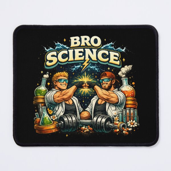 Item preview, Bro Science Gym Chemistry Funny Workout Design designed and sold by CreativeMindsetLab.