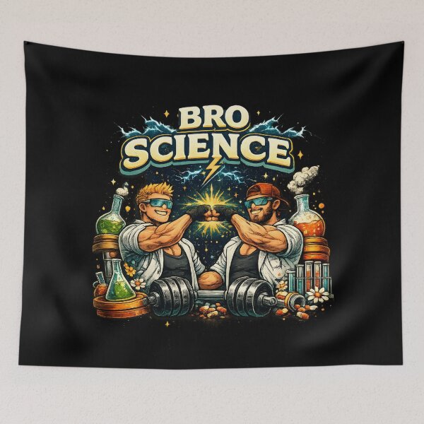Item preview, Bro Science Gym Chemistry Funny Workout Design designed and sold by CreativeMindsetLab.