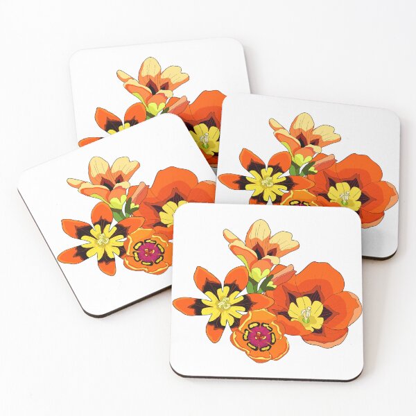 Item preview, Vibrant Sparaxis Harlequin Flower Botanical Art designed and sold by OrPolly.