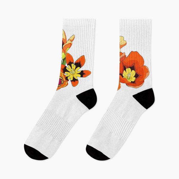 Item preview, Vibrant Sparaxis Harlequin Flower Botanical Art designed and sold by OrPolly.