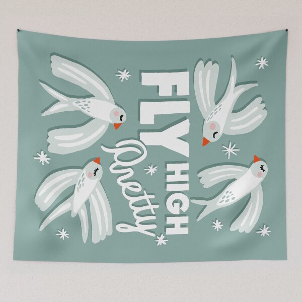 Item preview, Fly High Pretty Bird designed and sold by Picchinio.
