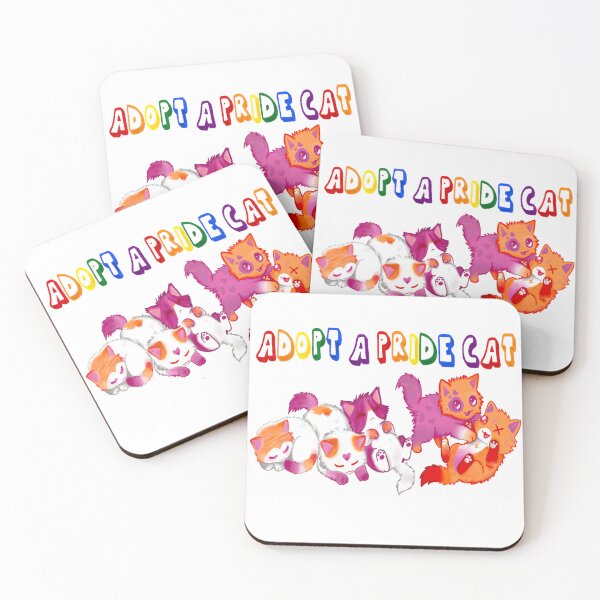 Item preview, Adopt A Pride Cat — Lesbian designed and sold by HistoryHounds.