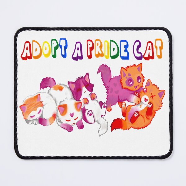 Item preview, Adopt A Pride Cat — Lesbian designed and sold by HistoryHounds.