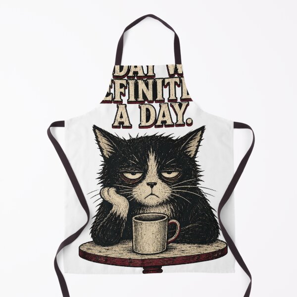 Item preview, Today Was Definitely a Day – Tired Cat Humor designed and sold by PIER DUNN.