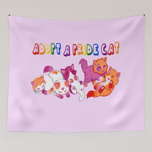 Item preview, Adopt A Pride Cat — Lesbian designed and sold by HistoryHounds.