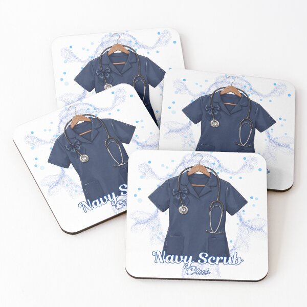 Item preview, Barbiecore Nurse Navy Scrub Club Coquette Bow Aesthetic Nurse Gift designed and sold by Neurospicy Trolls.