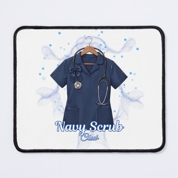 Item preview, Barbiecore Nurse Navy Scrub Club Coquette Bow Aesthetic Nurse Gift designed and sold by Neurospicy Trolls.