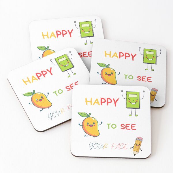 Item preview, Happy To See Your Face Cute School Pun designed and sold by KAWAII STUDIO NB.