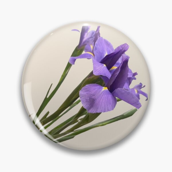 Item preview, Regal Purple Iris Bouquet with Long Stems Cutout designed and sold by BalkanBloom.