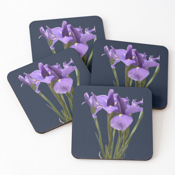 Item preview, Regal Purple Iris Bouquet with Long Stems Cutout designed and sold by BalkanBloom.
