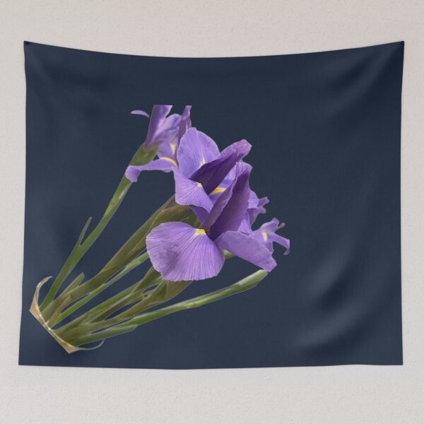 Item preview, Regal Purple Iris Bouquet with Long Stems Cutout designed and sold by BalkanBloom.