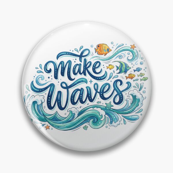 Artikelvorschau, Make Waves – Water Fitness Graphic entworfen und verkauft von Halbeskilo.