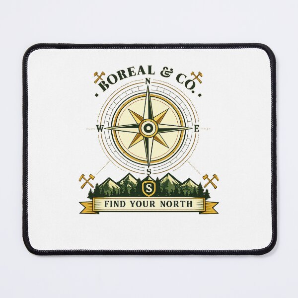 Item preview, Find Your North Compass Badge | BOREAL & CO designed and sold by ismai6.