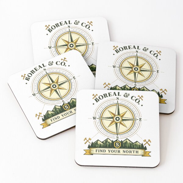 Item preview, Find Your North Compass Badge | BOREAL & CO designed and sold by ismai6.