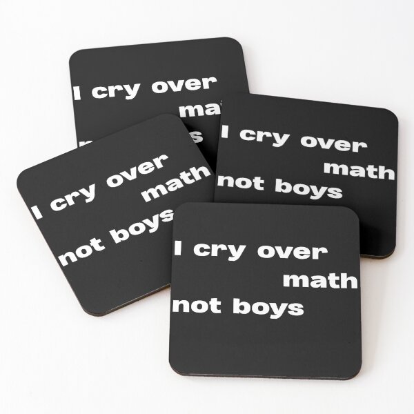 Item preview, I cry over math not boys designed and sold by lexthelord.