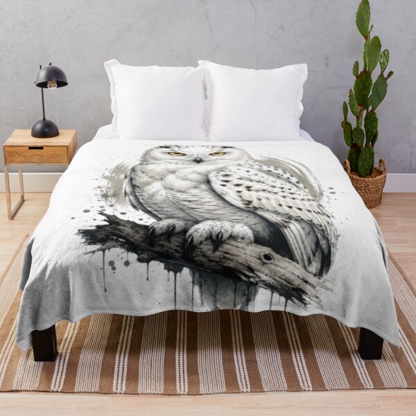 Item preview, Majestic Snowy Owl Watercolor designed and sold by Snurly.
