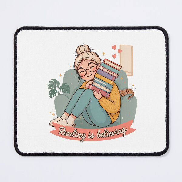 Item preview, Reading is Believing Book Lover designed and sold by NiftyWrx.