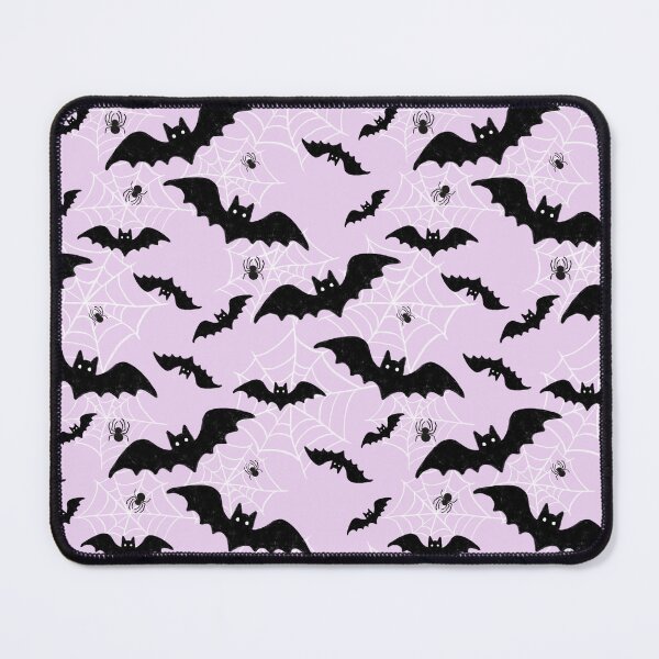 Item preview, Pastel Purple Halloween Bats and Spiderwebs designed and sold by WonderAndWhim.