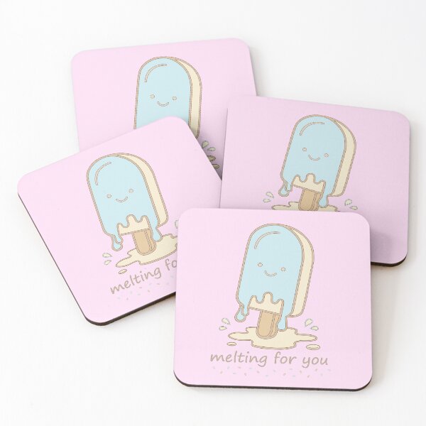 Item preview, Derritiéndose para ti: una linda ilustración minimalista de paleta derretida. designed and sold by Avohai!.