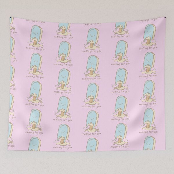 Item preview, Melting for You – Cute Melting Popsicle Minimalist Illustration designed and sold by Avohai!.