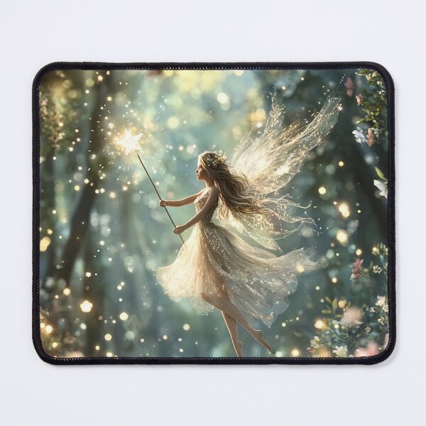 Item preview, Starlight Fairy With Magic Wand designed and sold by Storybook Botanica.