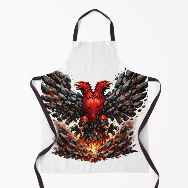 Item preview, Fiery Albanian Eagle Dark Fantasy Art designed and sold by NorthPeak Studio.