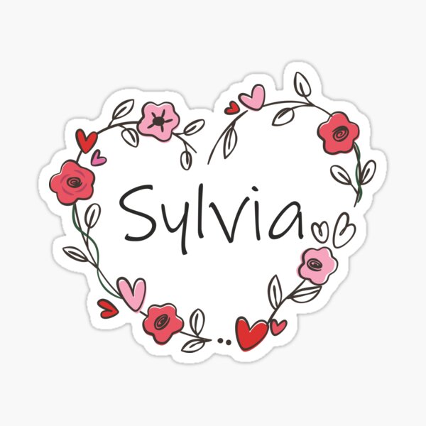 "My name is Sylvia" Sticker by oleo79 Redbubble