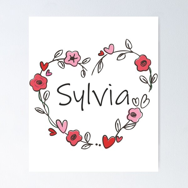 Item preview, My name is Sylvia designed and sold by oleo79.